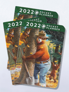 2022 Smokey Bear Pocket Planners (set of 50)